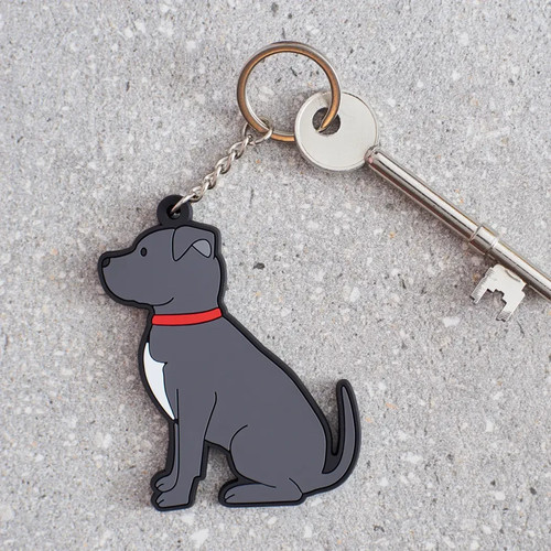 Staffie keyring staffordshire - staffie,