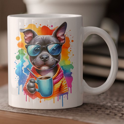 Cute dog mug - over, 100+