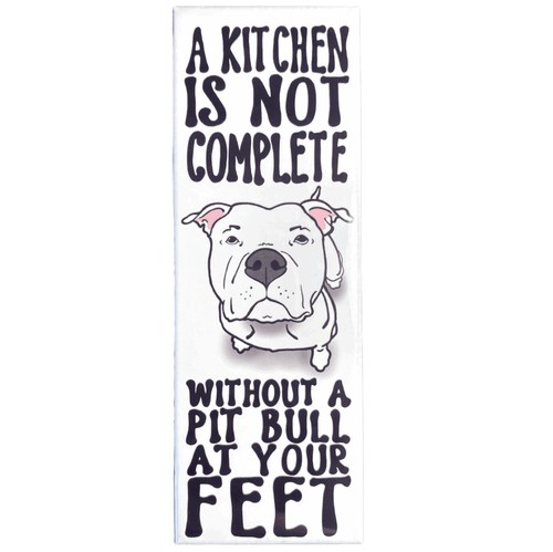 White pit bull terrier - white,