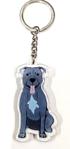Pit bull dog keychain - pit,